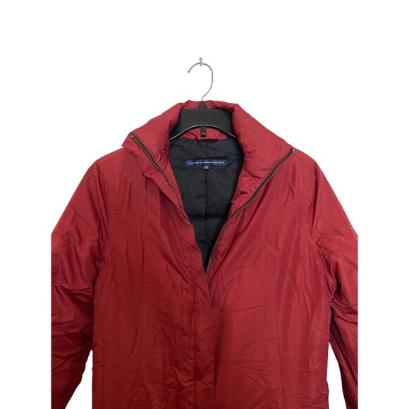 Vintage Ralph Lauren Sport XS Red Long Down Coat Nylon/Polyester Blend - Picture 7 of 7